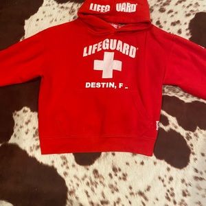 Destin FL, lifeguard hoodie, kinda cropped but not rlly
